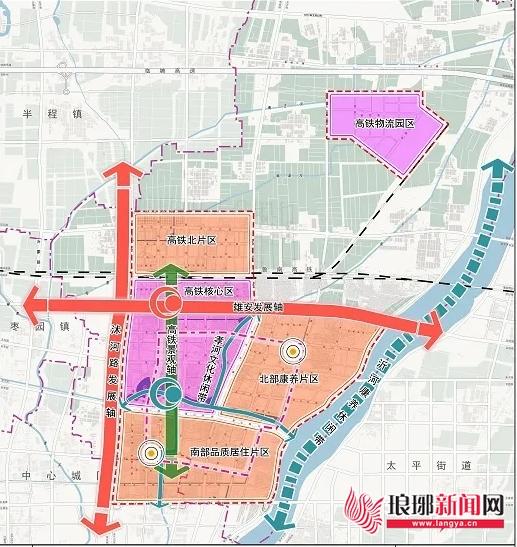 “一核三片一區(qū)、一環(huán)兩帶三軸”臨沂高鐵片區(qū)定位公布