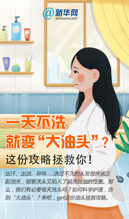一天不洗就變“大油頭”？這份攻略拯救你
