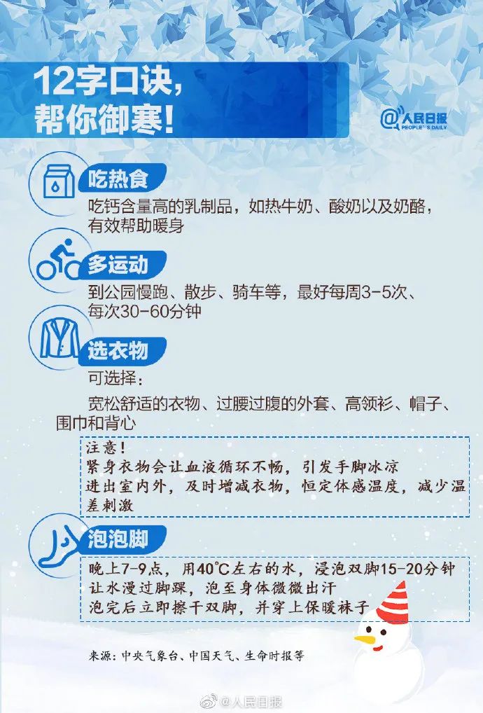 一夜入冬！臨沂繼續(xù)發(fā)布寒潮黃色預(yù)警！中雨！大雨！雨夾雪！12字口訣幫您御寒！