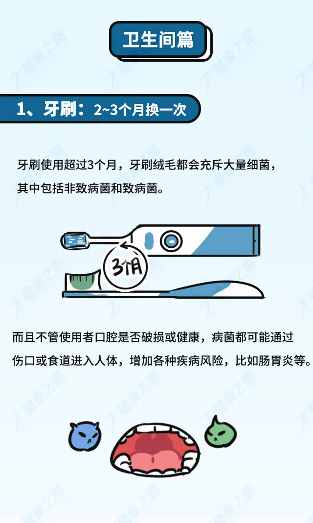筷子、毛巾、枕頭...多久換一次？日用品“更換周期表”請查收