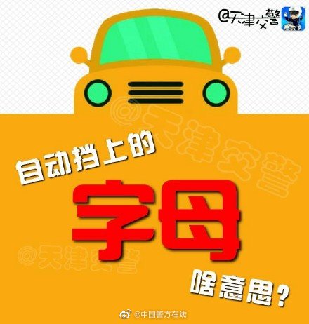 自動(dòng)擋的字母都是啥意思？