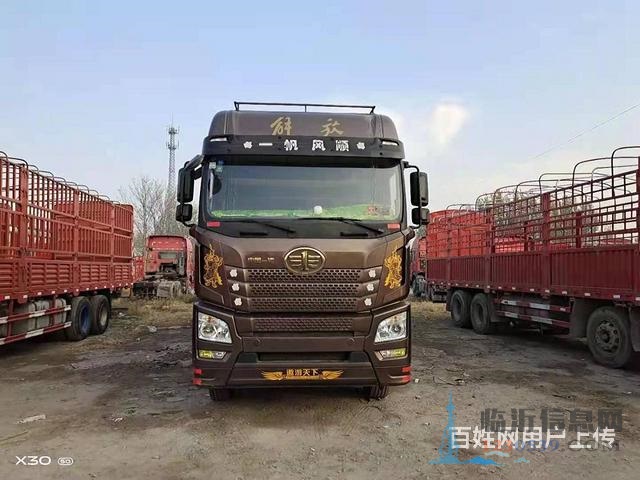 9.6米高欄二手解放載貨車(chē) 國(guó)五 420馬力全手續(xù)