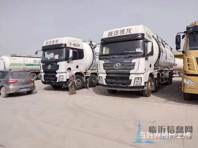 精品二手德龍散裝水泥罐車 375馬力，國五48方罐