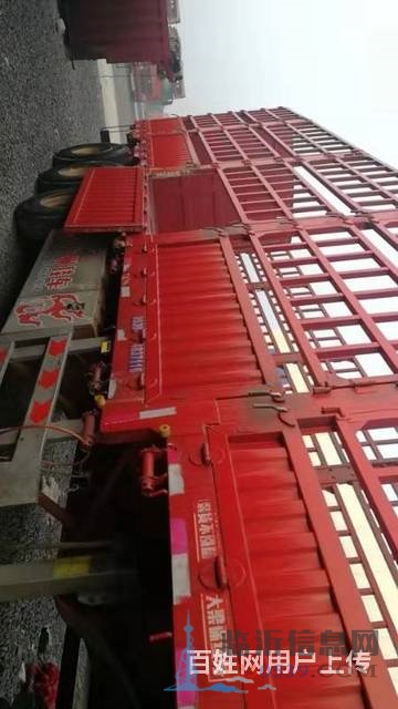 處理一臺二手13米花籃半掛車 整車高強版 輕量化