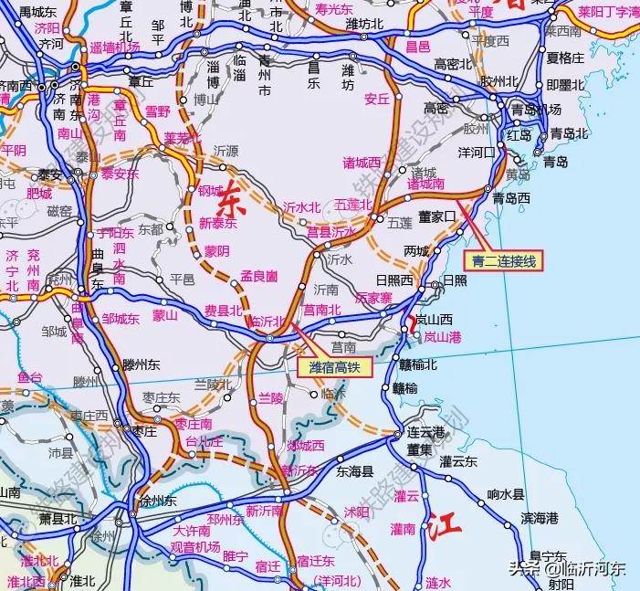 臨沂坐高鐵經(jīng)濰坊到青島！青島至京滬高速輔助通道鐵路環(huán)評(píng)公示！