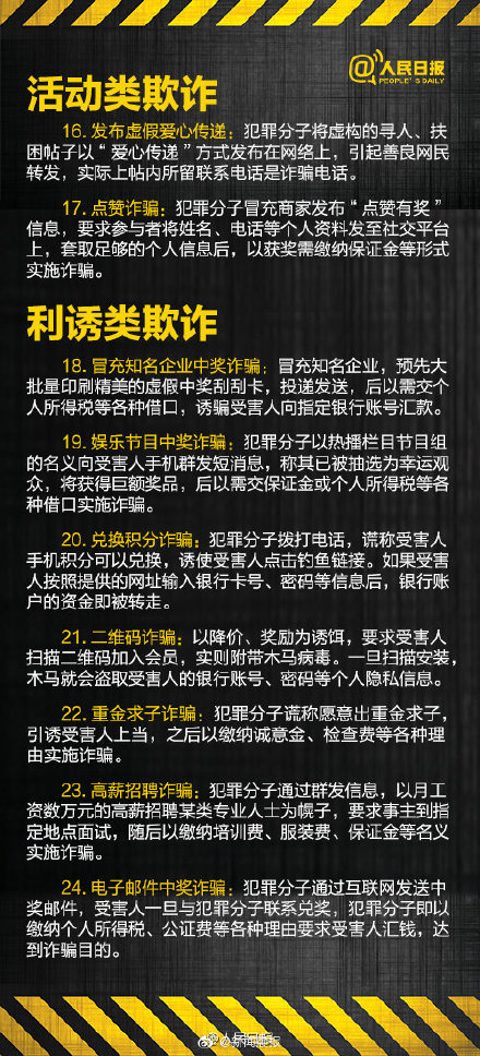 警惕！60種電信網(wǎng)絡(luò)詐騙手段 別再上當(dāng)！