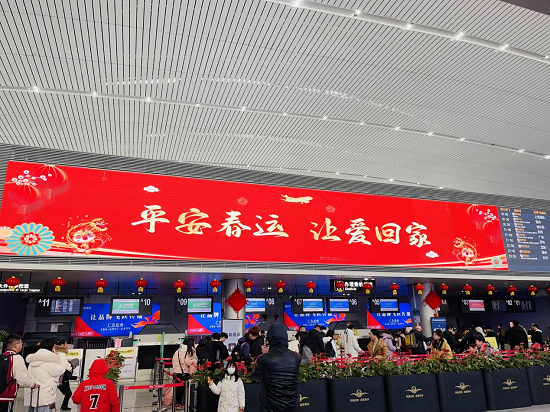 春節(jié)期間臨沂機(jī)場起降航班510架次，運(yùn)送旅客6.32萬人次